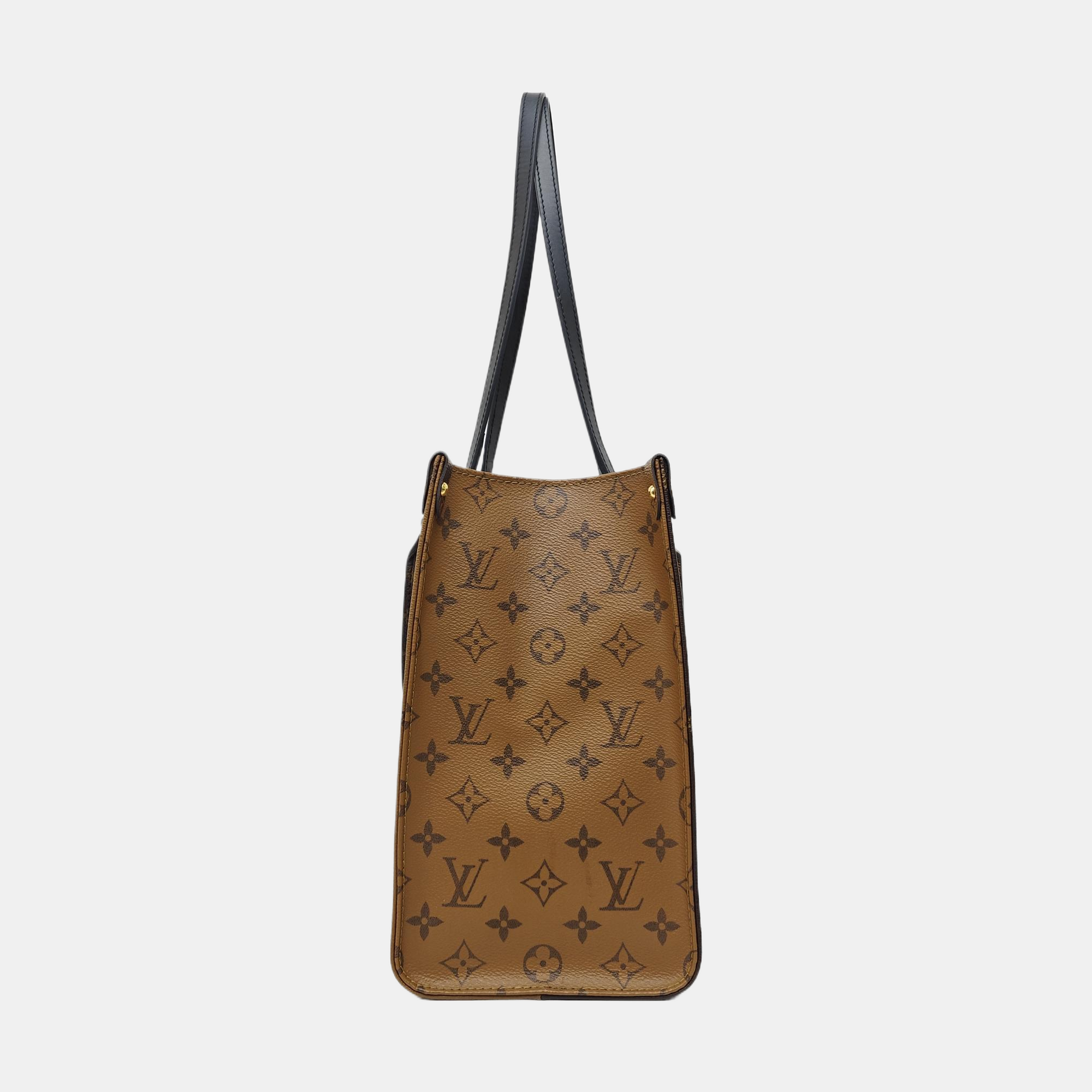 ONTHEGO MM Monogram Coated Canvas Brown