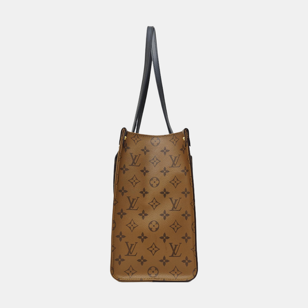 ONTHEGO MM Monogram Coated Canvas Brown