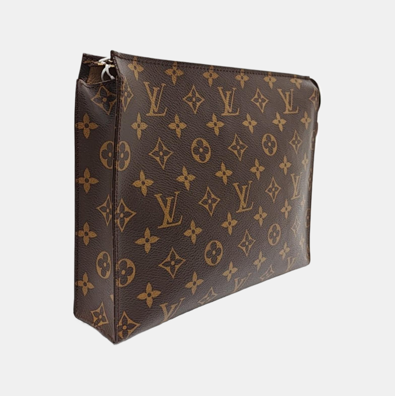 TOILET POCKET 26 Monogram Coated Canvas Brown