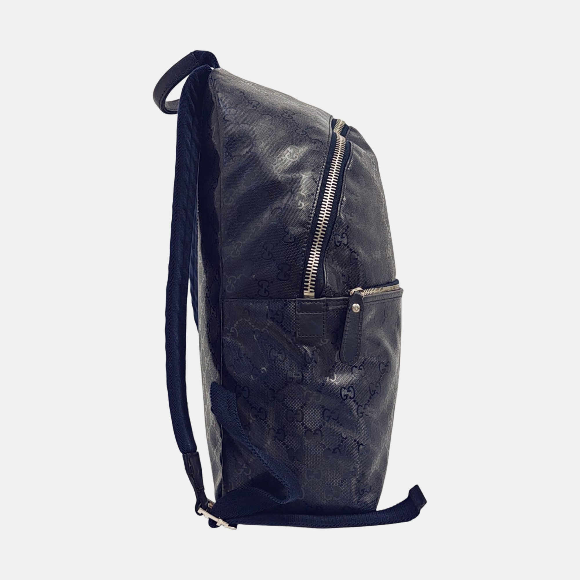 Signature Monogram Coated Canvas Blue
