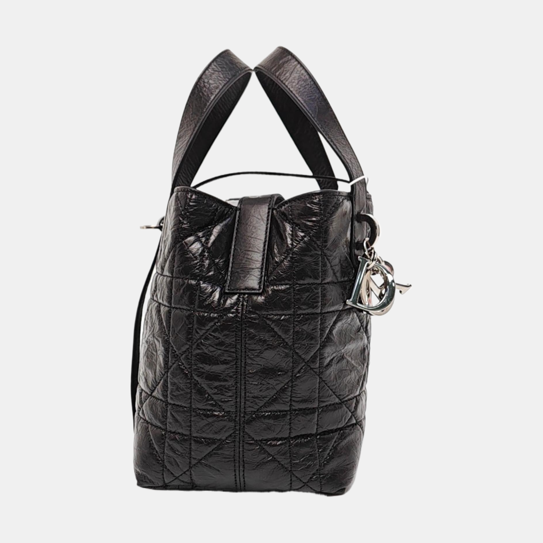 Toujours Small Cannage Calfskin Black