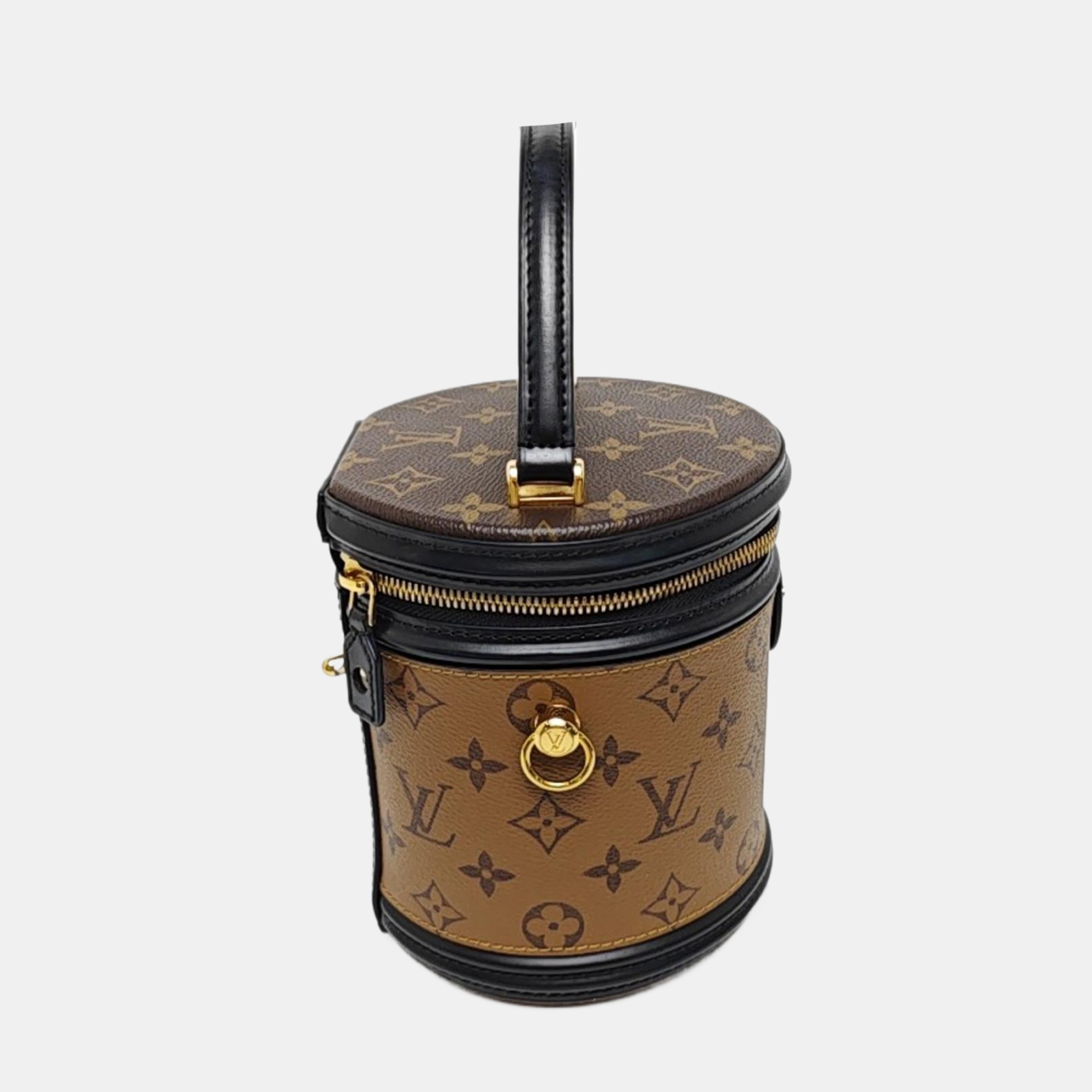 CANNES PM Monogram Coated Canvas Brown