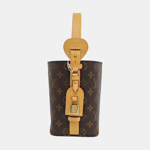 ALL IN Monogram Coated Canvas Brown