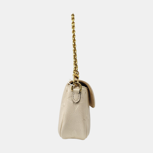 IVY Monogram Calfskin Beige