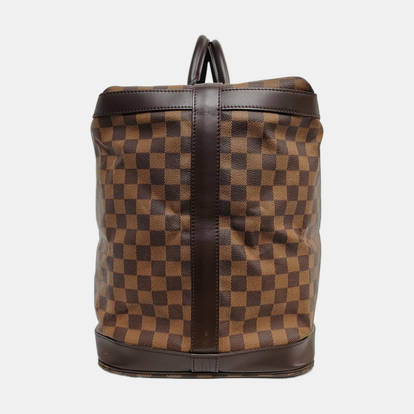 GRIMAUD Damier Ebene Coated Canvas Brown