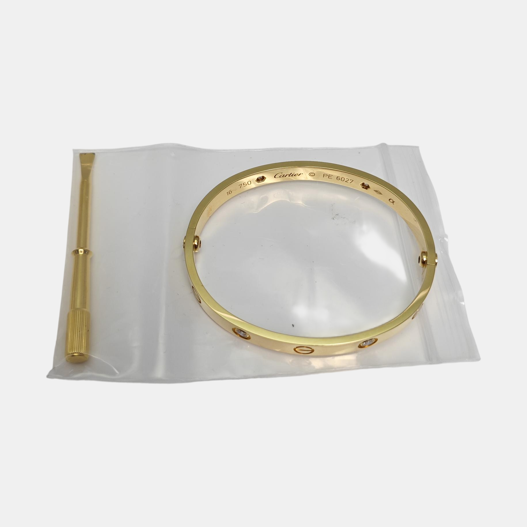 LOVE 18k Gold Bangle
