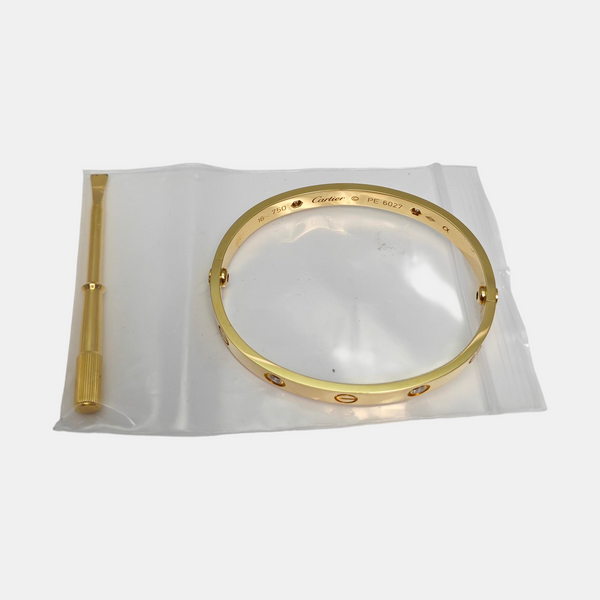 LOVE 18k Gold Bangle