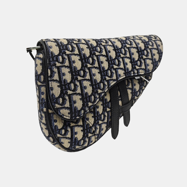Saddle Mini Oblique Canvas Beige