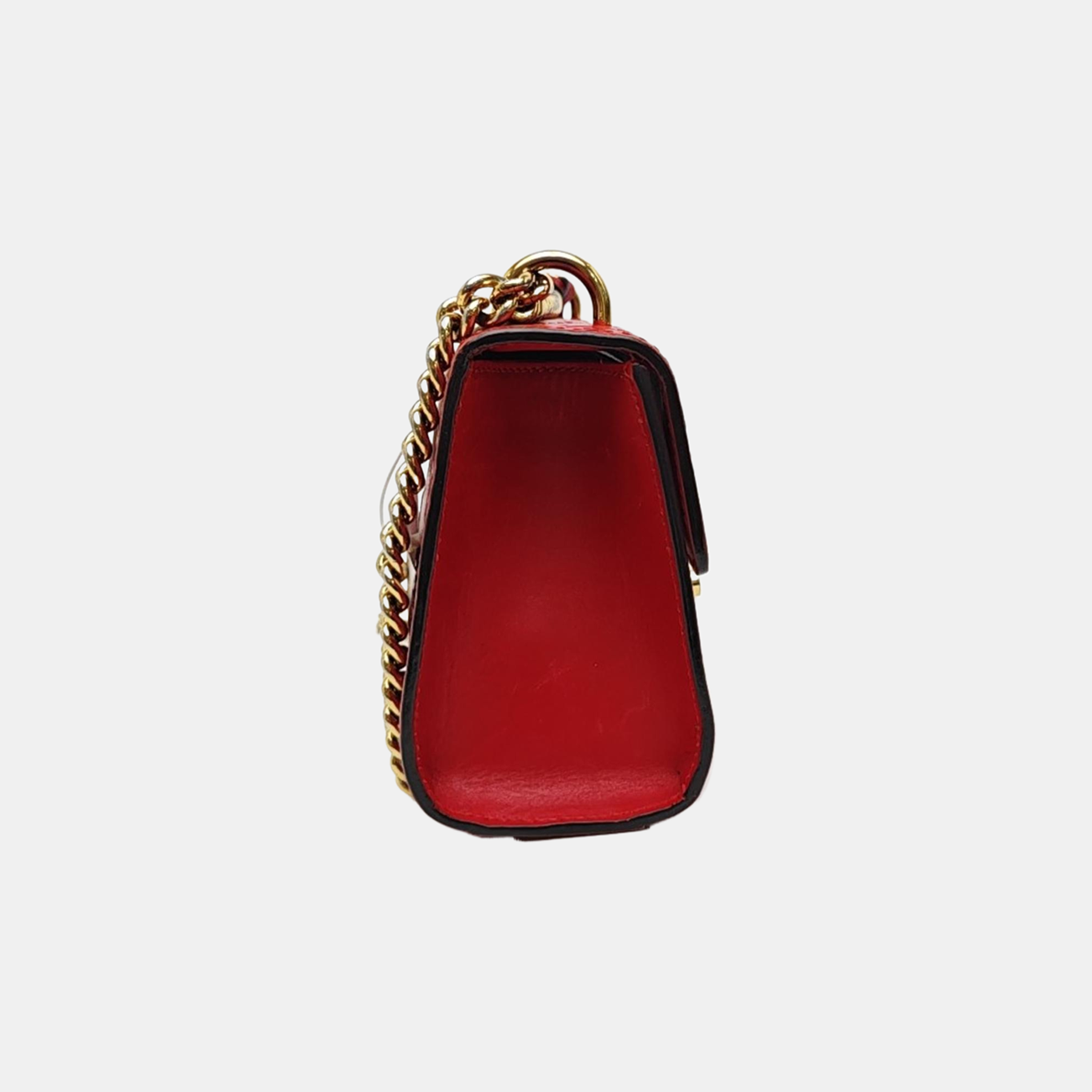 Padlock Small Monogram Calfskin Red