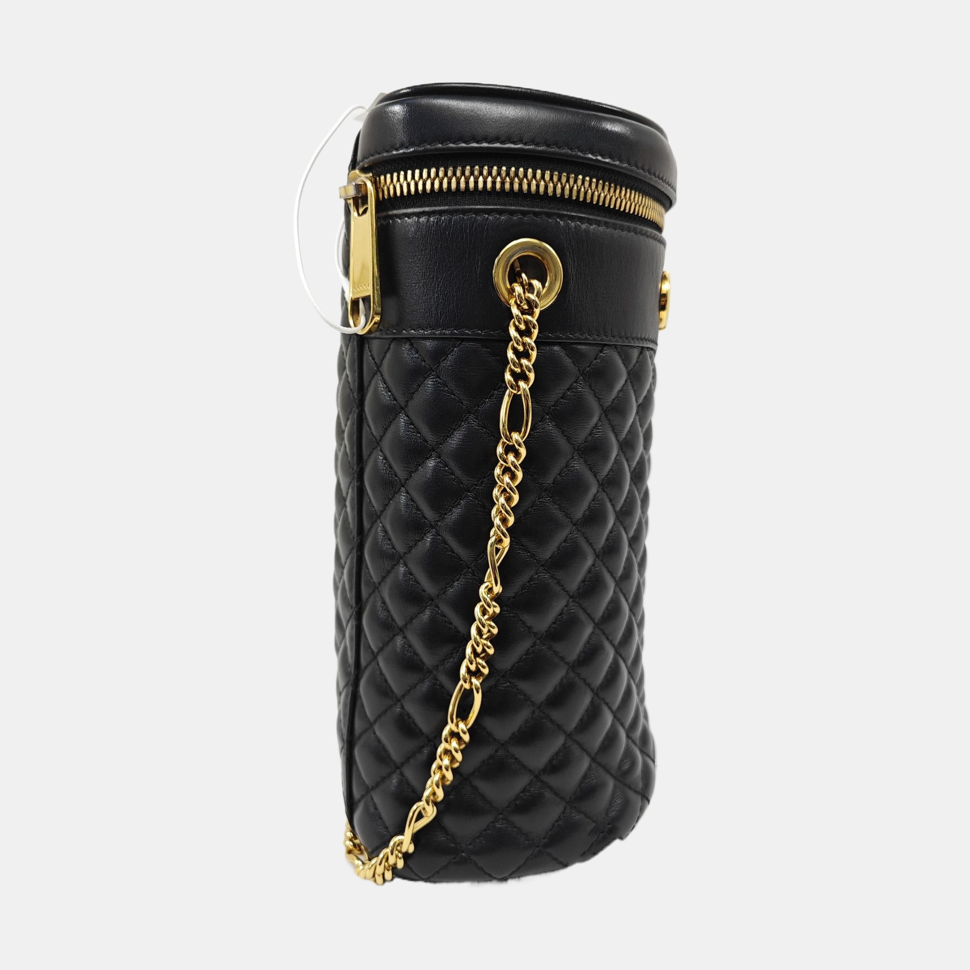 Zumi Quilted Calfskin Black