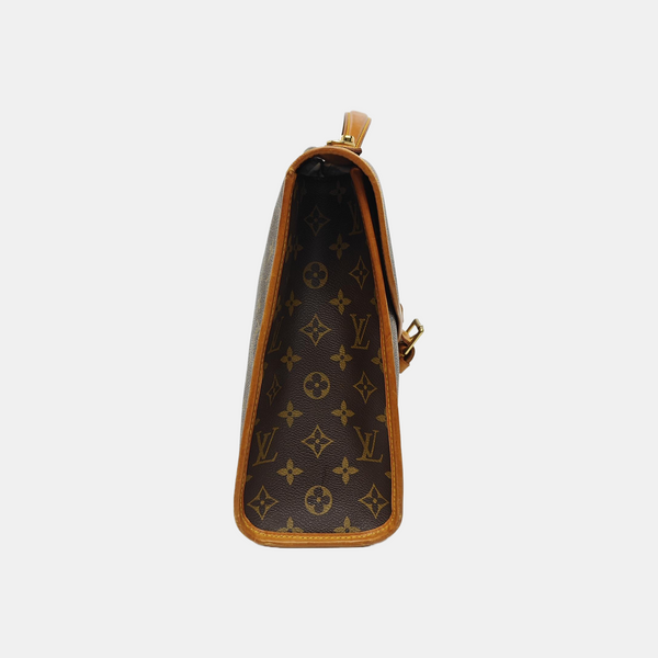 BEL AIR GM Monogram Coated Canvas Brown