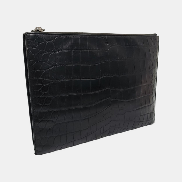 Calfskin Clutch Black