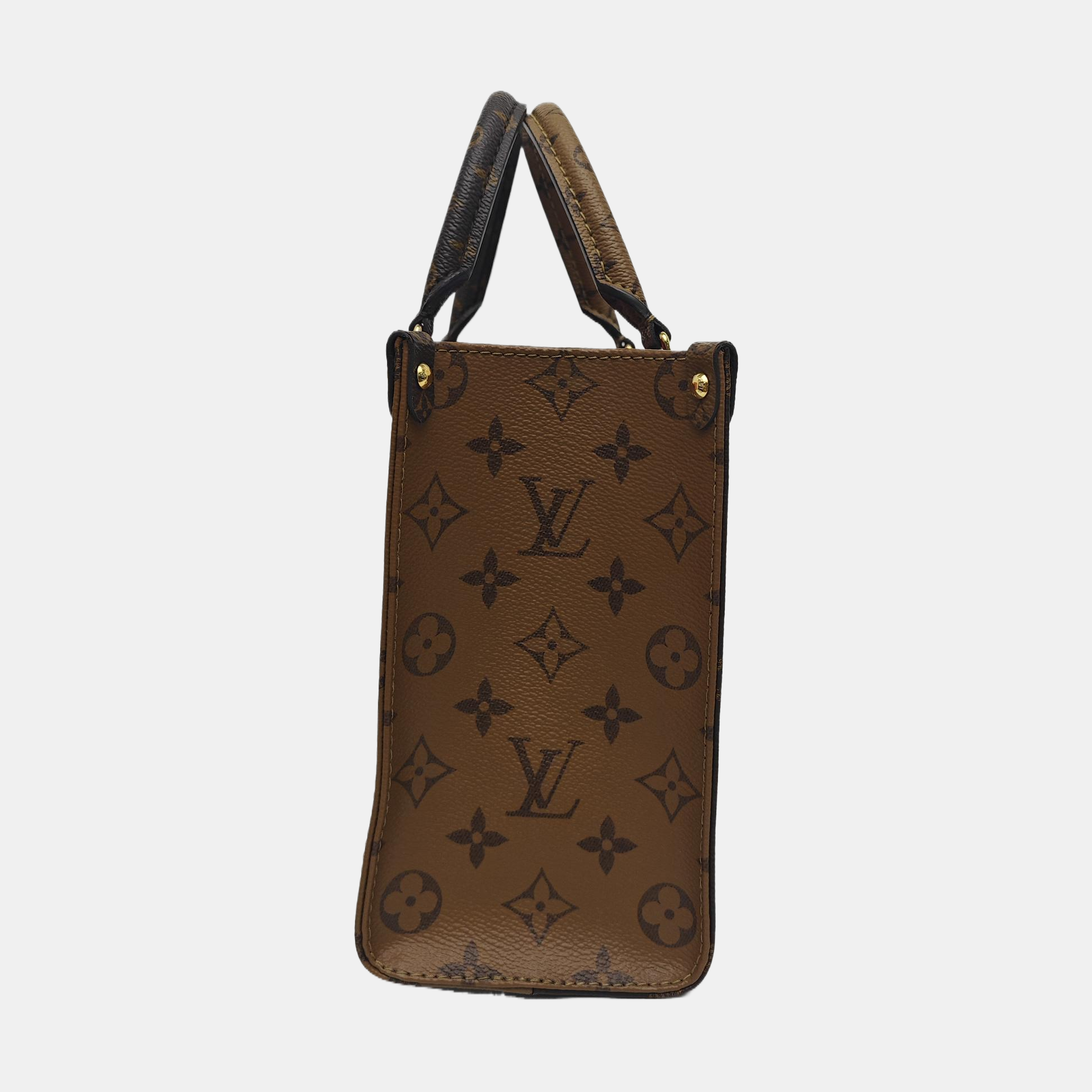 ONTHEGO PM Monogram Coated Canvas Brown