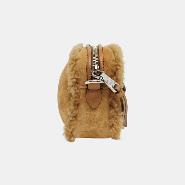 Suede Shoulder Bag Brown