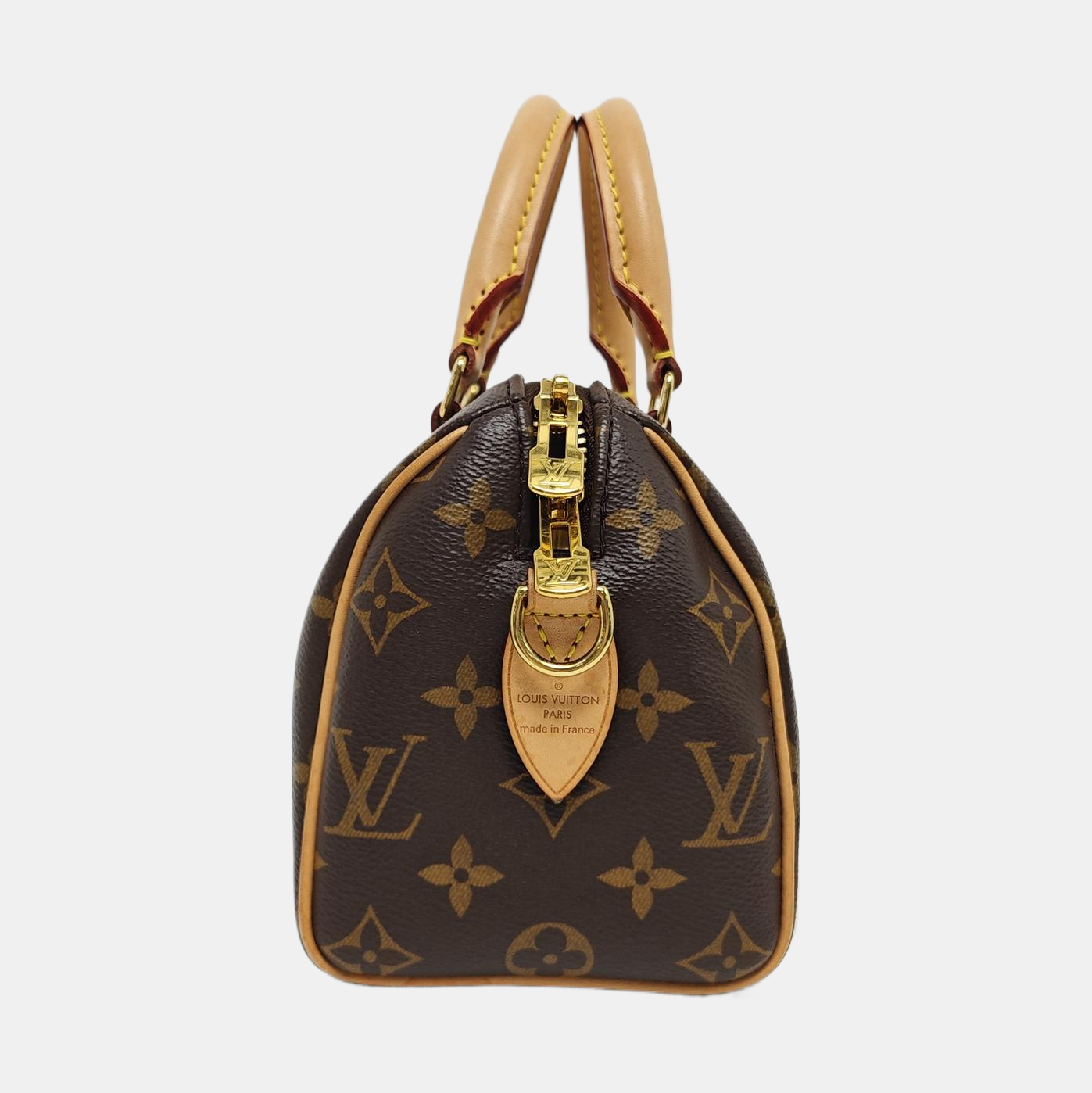 SPEEDY 20 Monogram Coated Canvas Brown