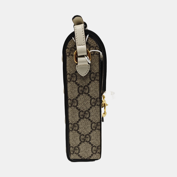 Horsebit 1955 Mini Coated Canvas Beige