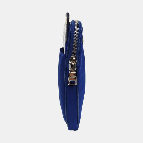 Nylon Shoulder Bag Blue