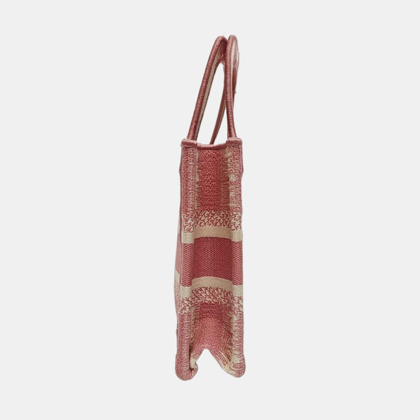Authenticated pre-owned  Book Tote Mini Fabric Pink - Tote Bag at Looply