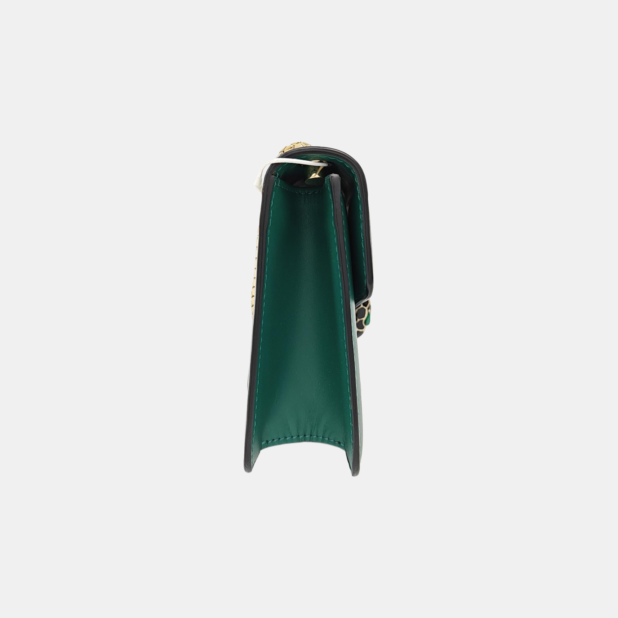 SERPENTI FOREVER Small Calfskin Green