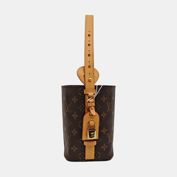 ALL IN Monogram Coated Canvas Brown
