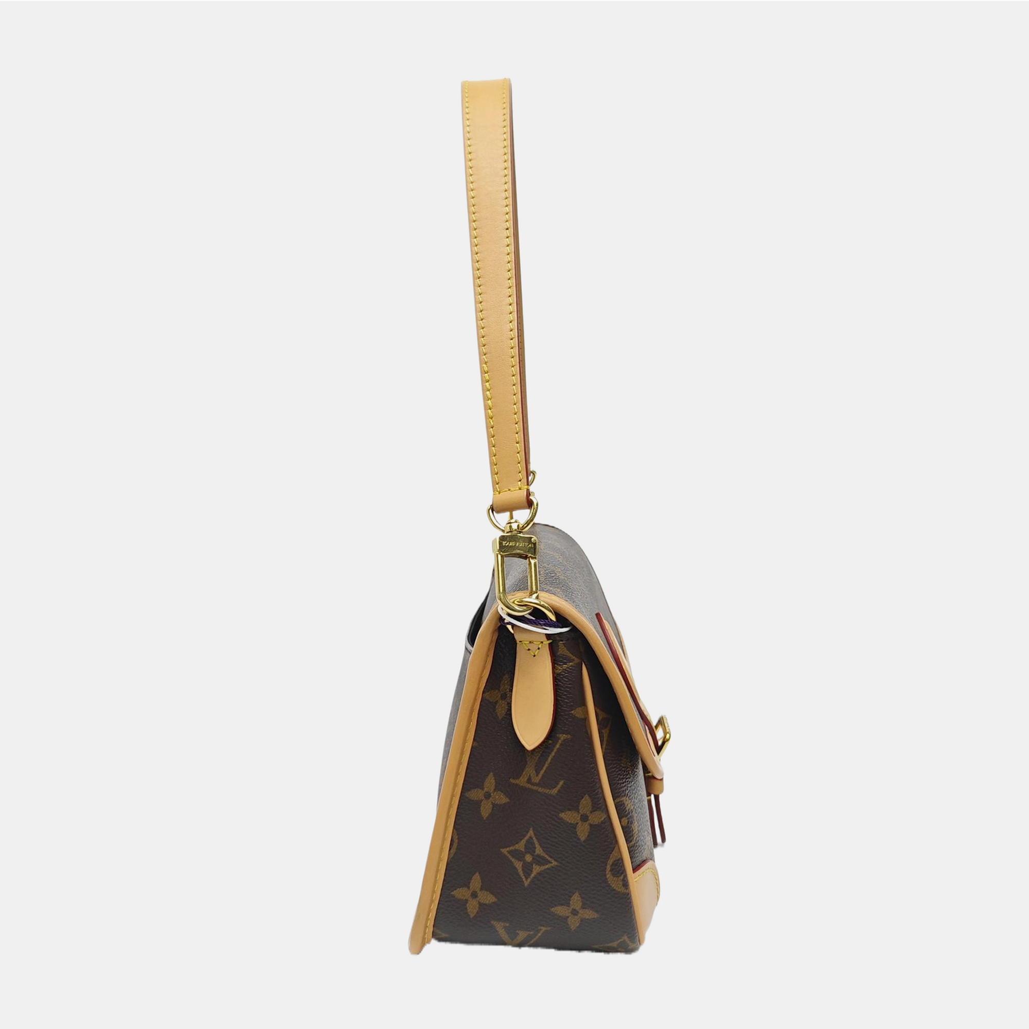 DIANE Monogram Coated Canvas Brown