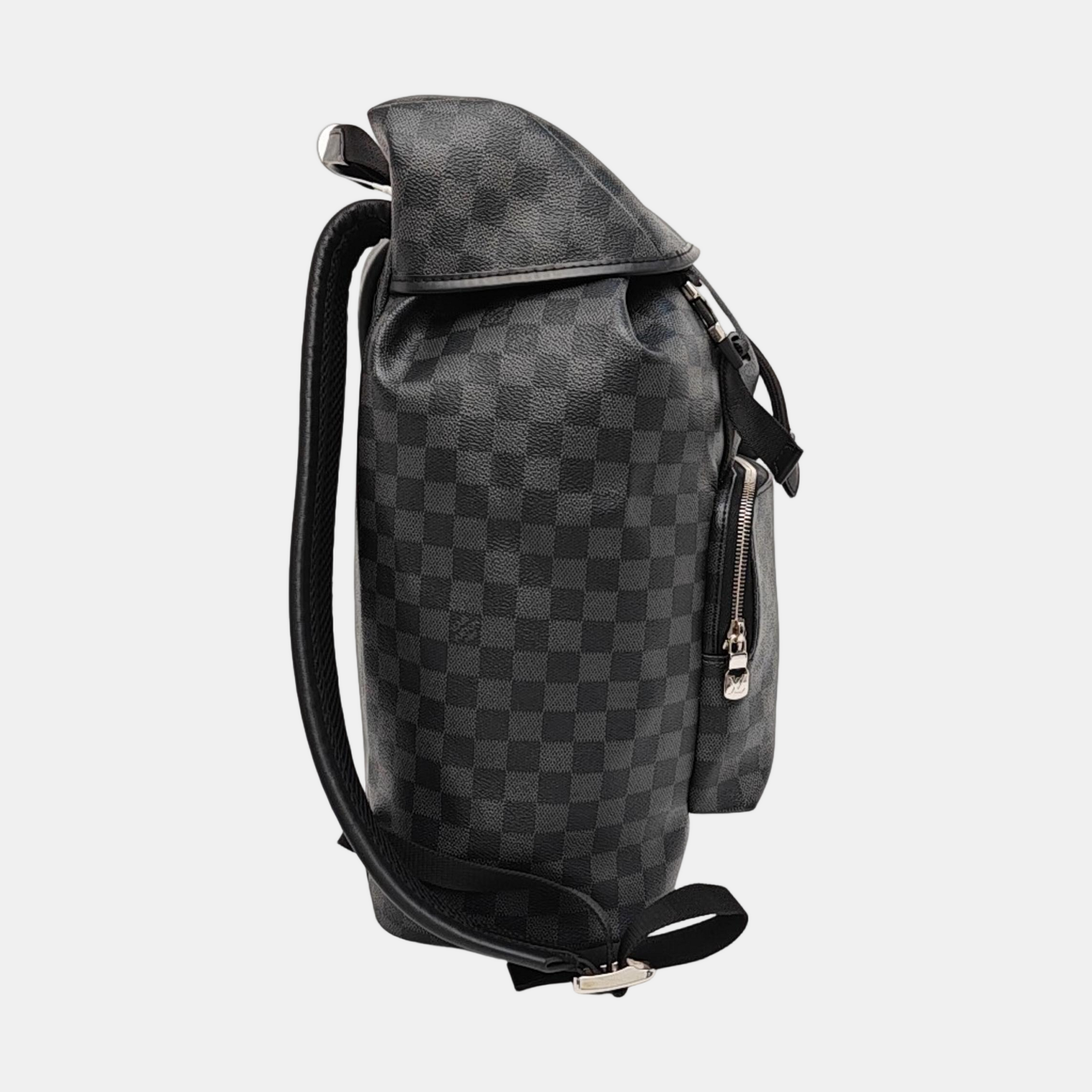 CHRISTOPHER Damier Graphite Coated Canvas Gray