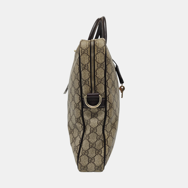 Duffle Monogram Coated Canvas Beige