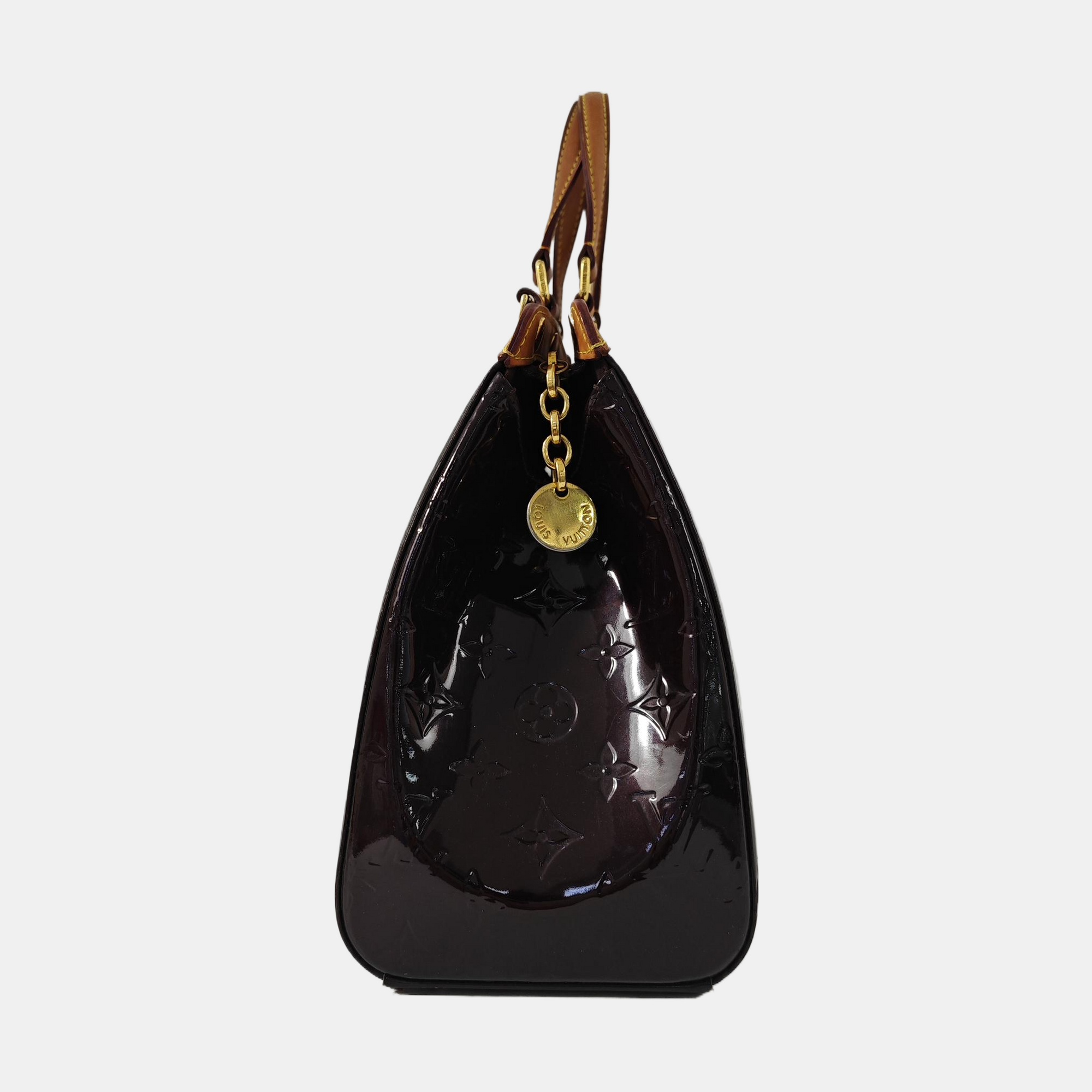 BREA MM Monogram Patent Leather Red