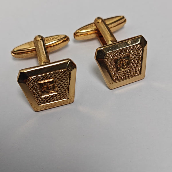 Metal Cufflink Gold