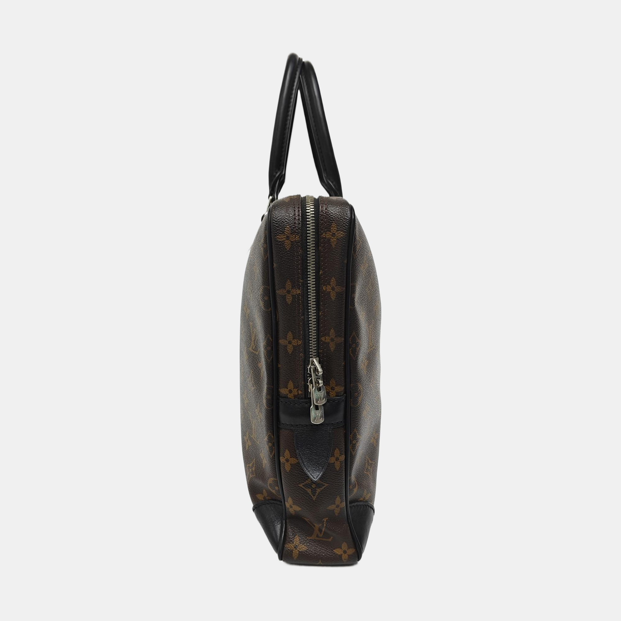 PORTE-DOCUMENTS Monogram Coated Canvas Brown