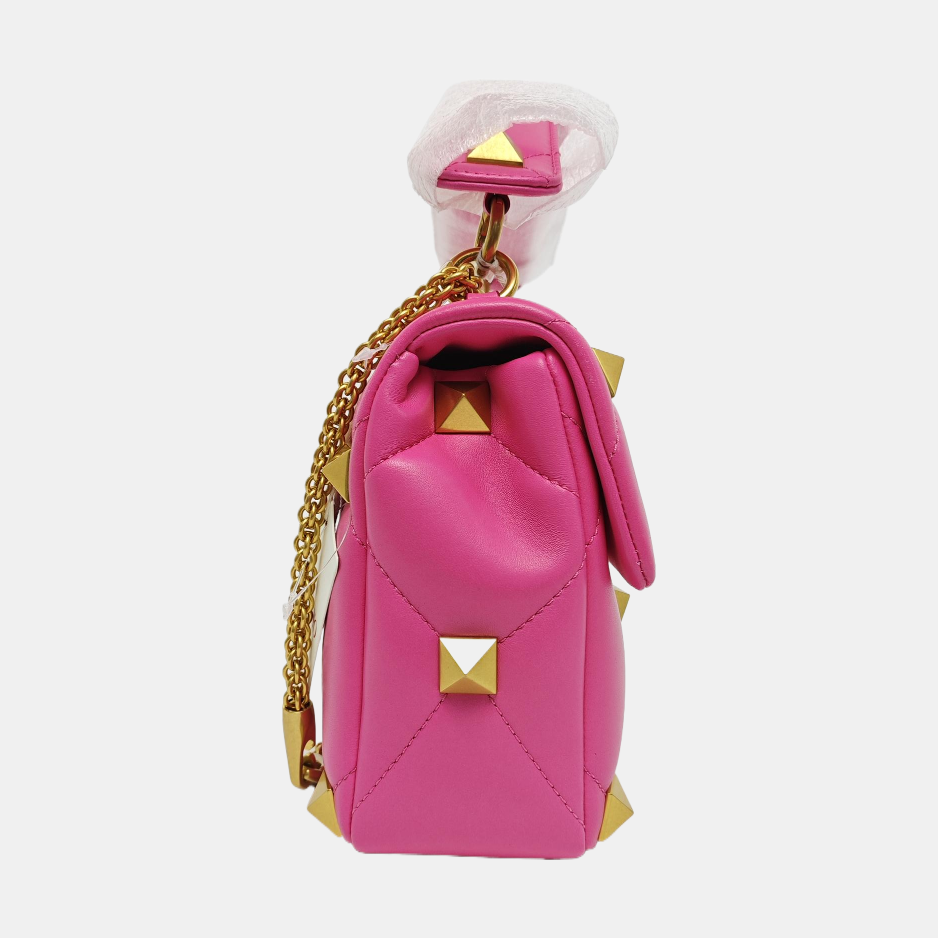 Roman Stud Lambskin Pink