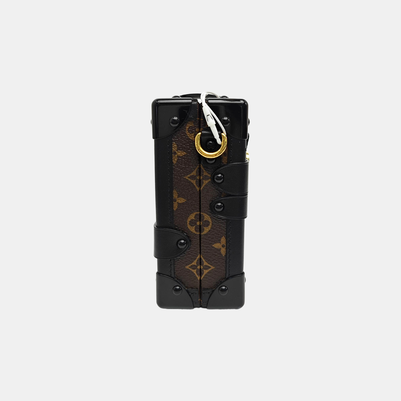 PETITE MALLE Monogram Coated Canvas Brown
