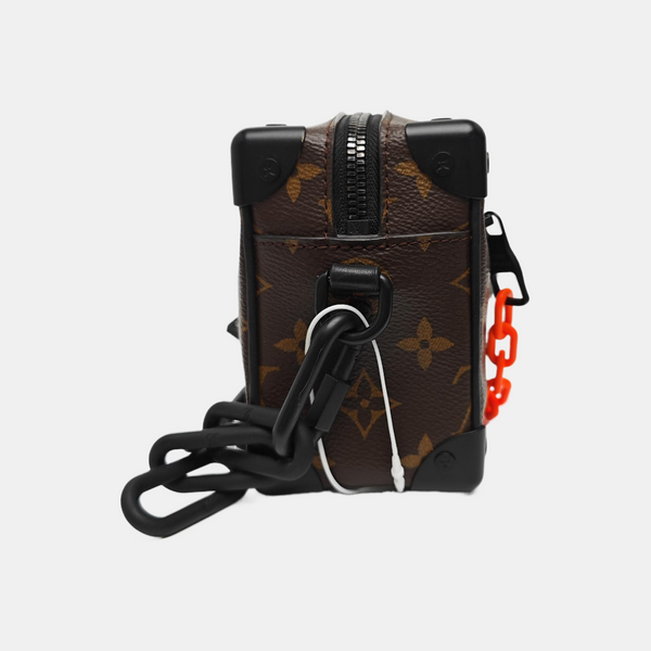 SOFT TRUNK Mini Monogram Coated Canvas Brown
