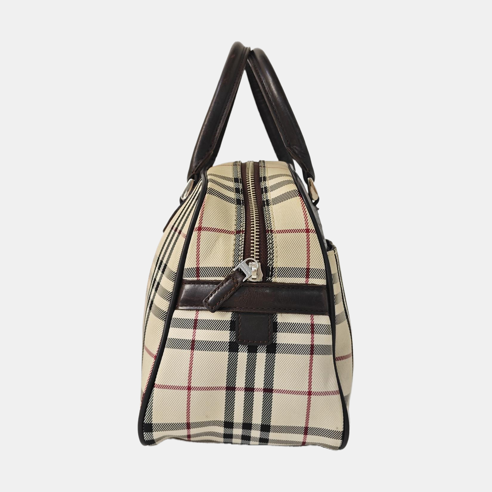 Canvas Top Handle Bag Beige