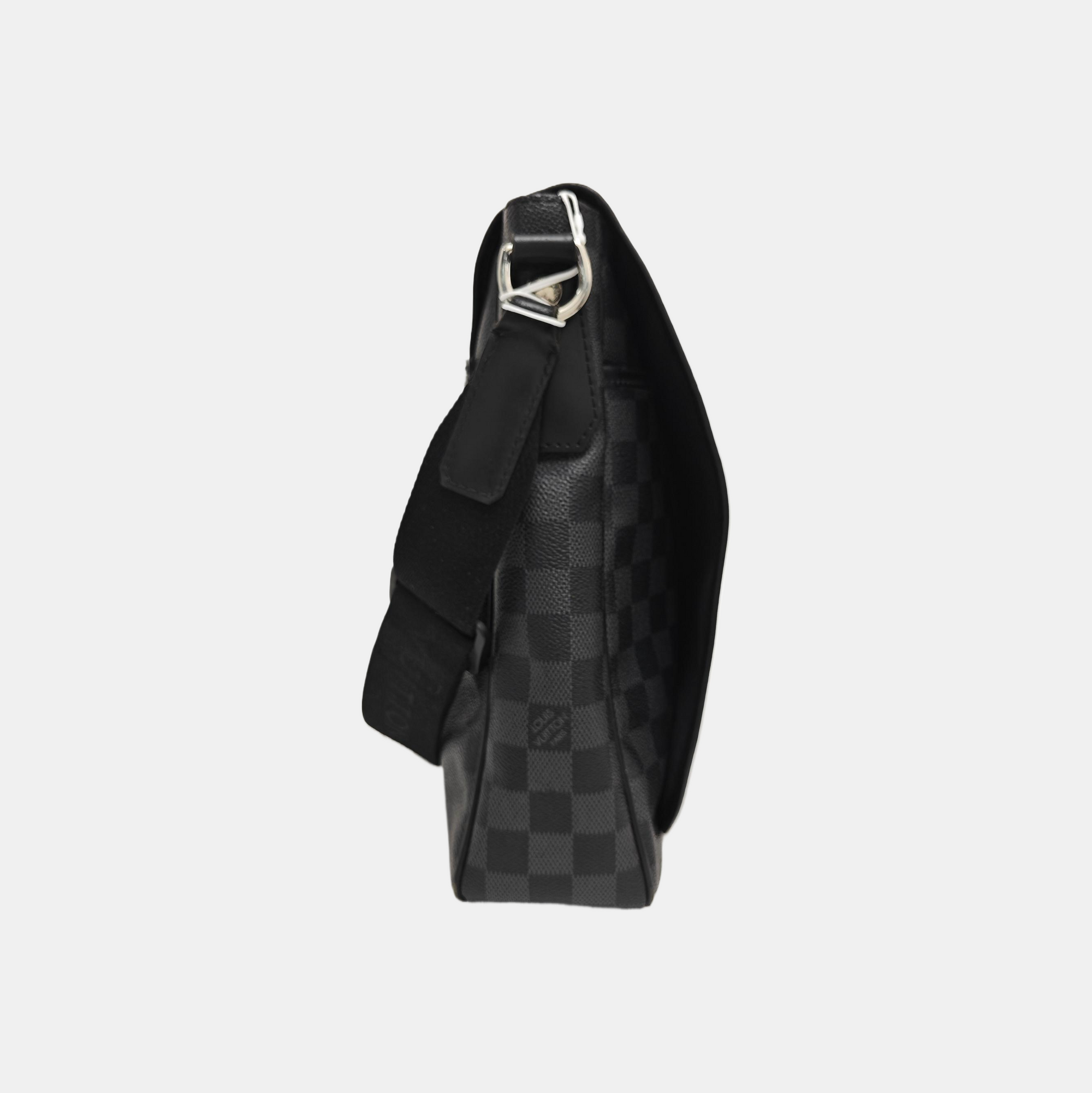 DANIEL Damier Graphite Coated Canvas Gray