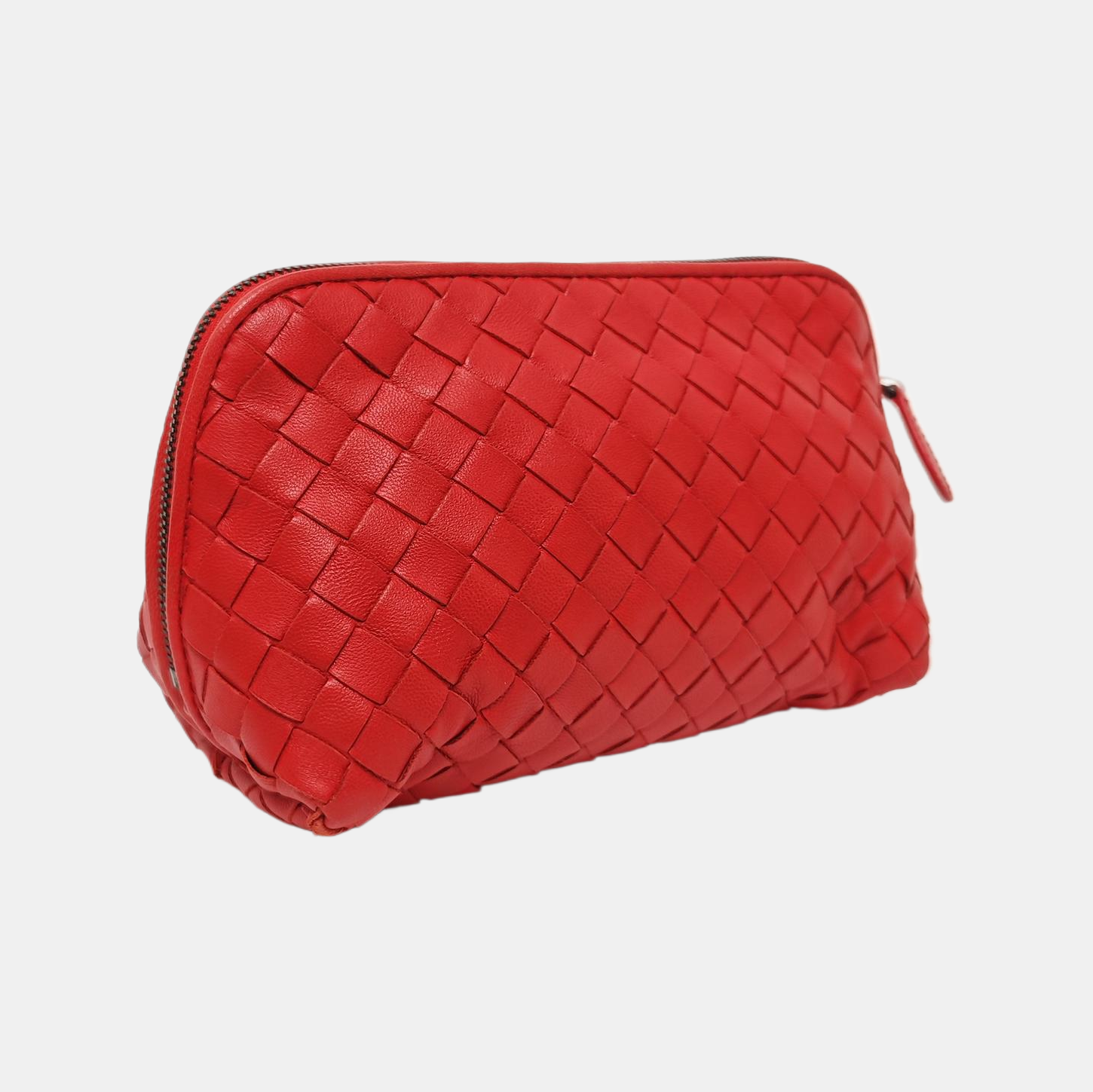 Calfskin Clutch Red