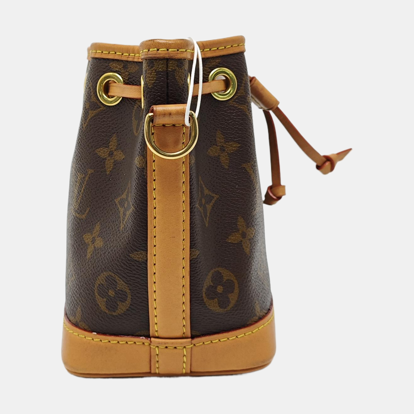 NOÉ Nano Monogram Coated Canvas Brown