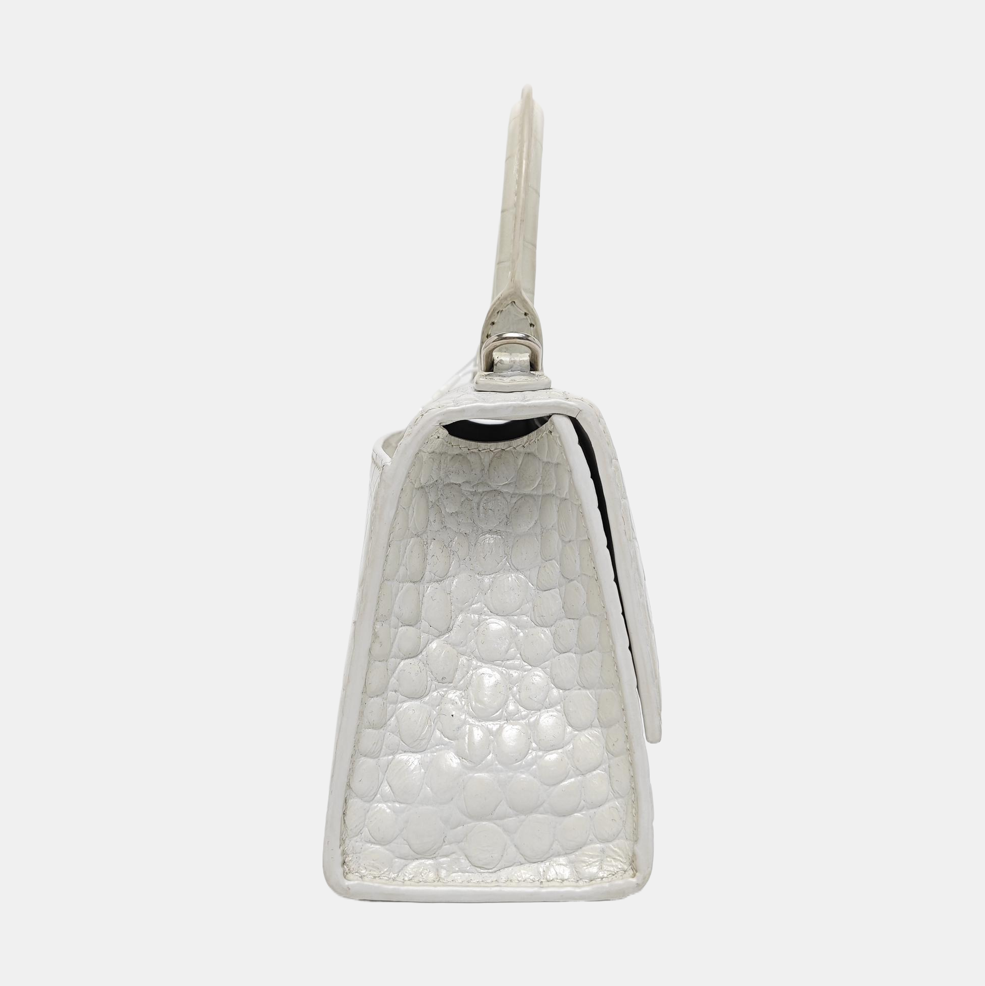 Hourglass XS Calfskin White