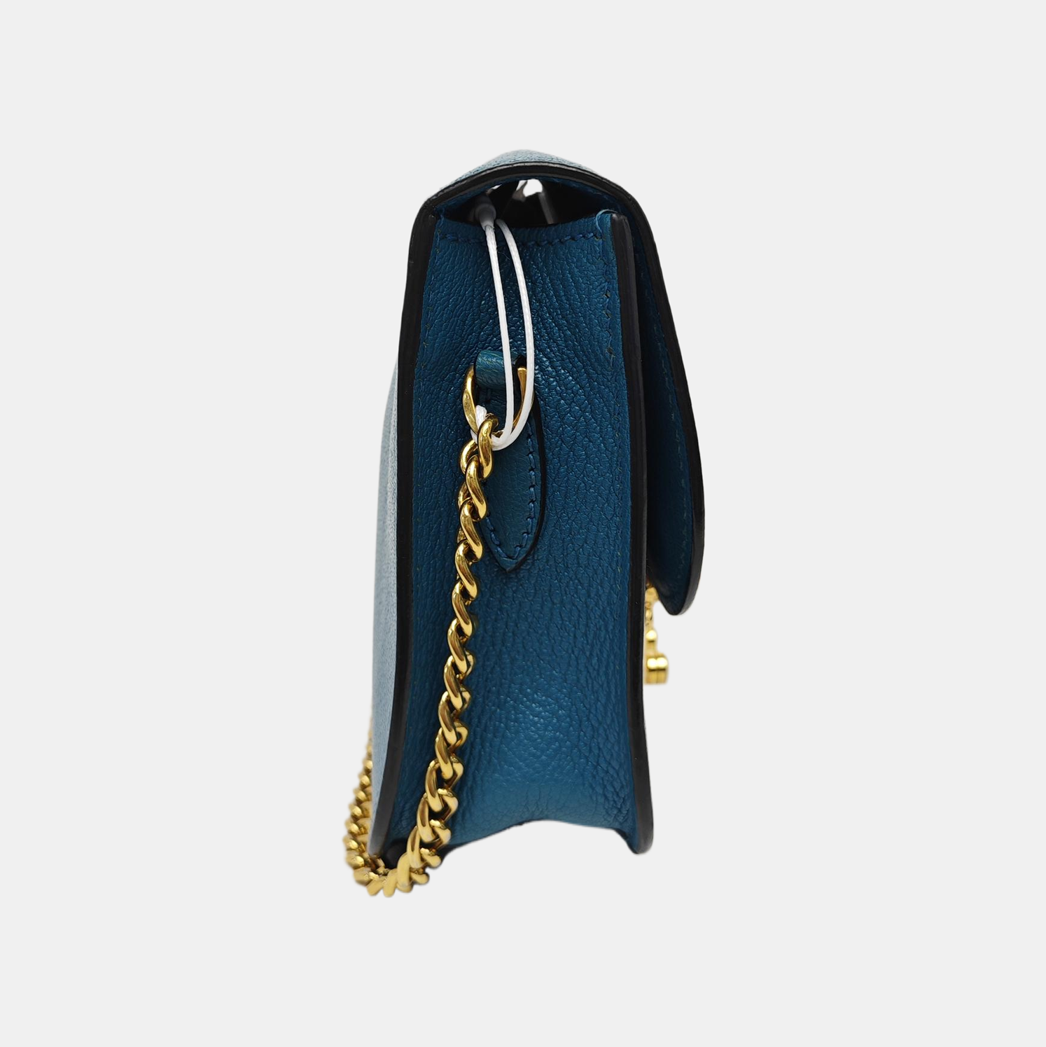 Calfskin Shoulder Bag Blue