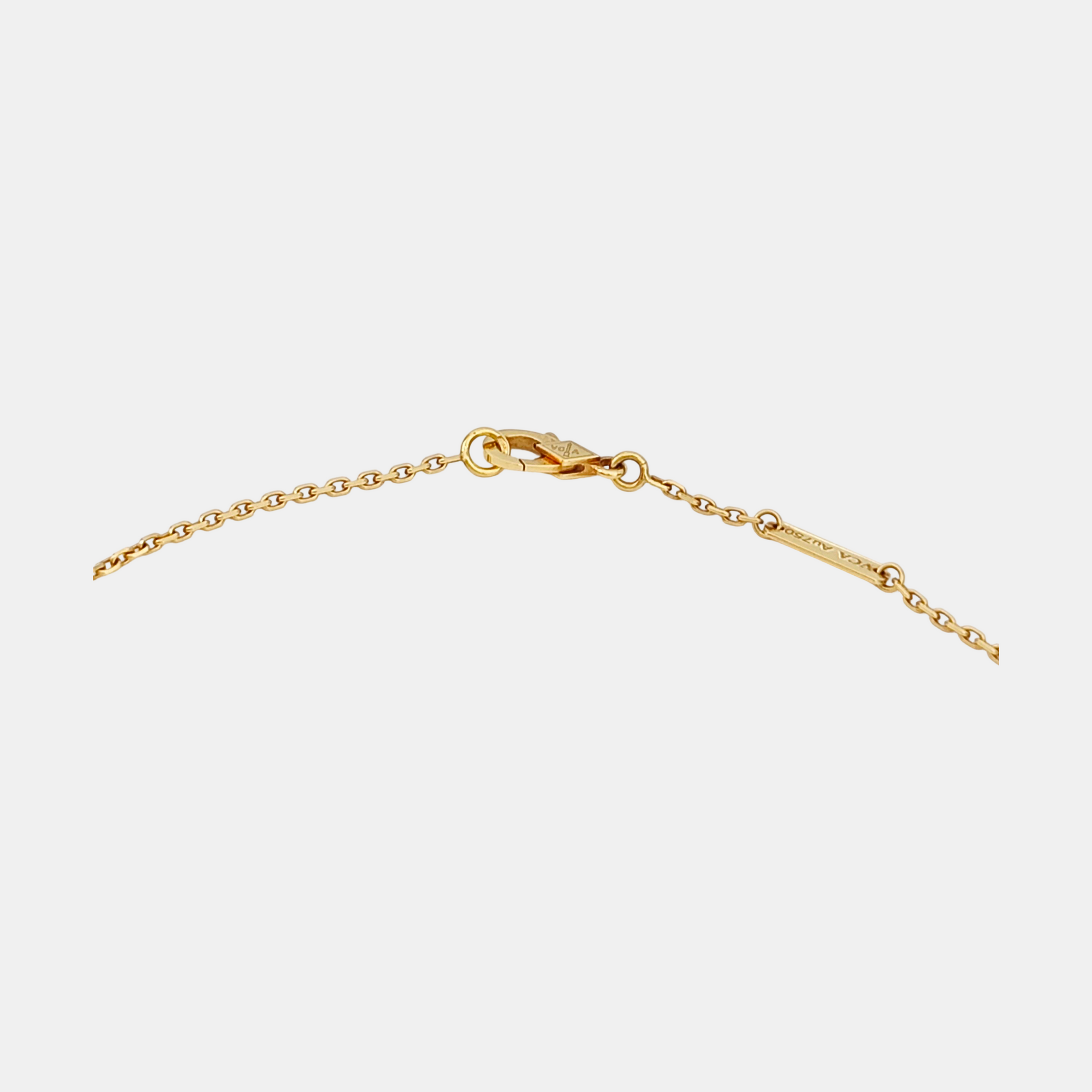 Vintage Alhambra 18k Gold Necklace