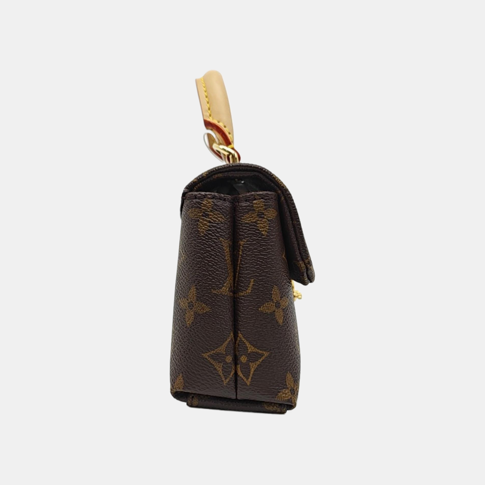 MADELEINE Monogram Coated Canvas Brown