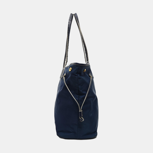 Vitello Phenix Tote Nylon Blue