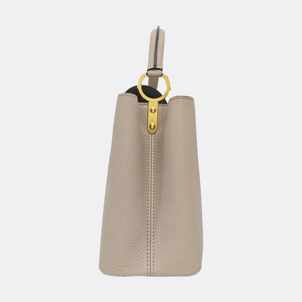 CAPUCINES MM Calfskin Gray