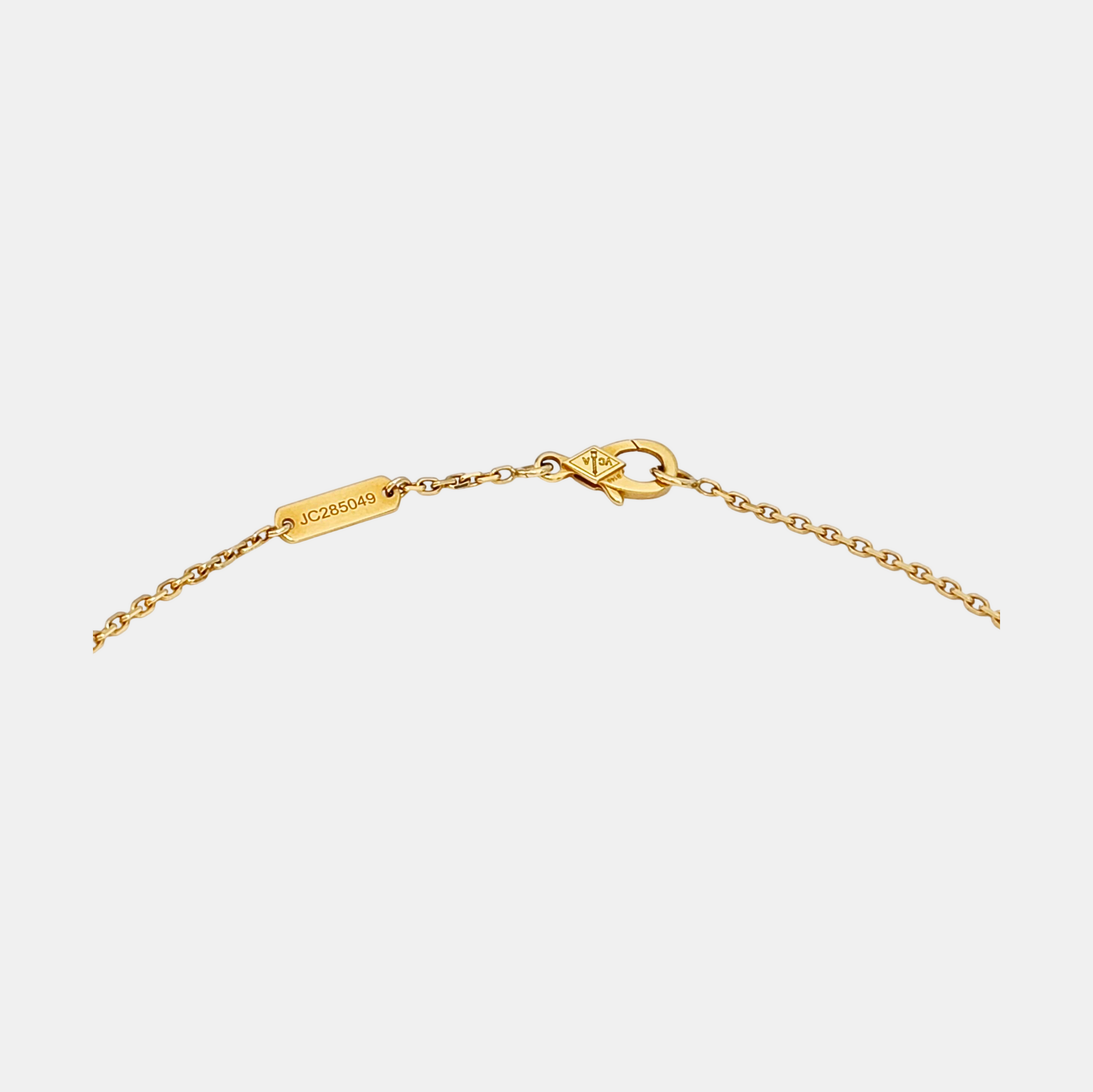 Vintage Alhambra 18k Gold Necklace