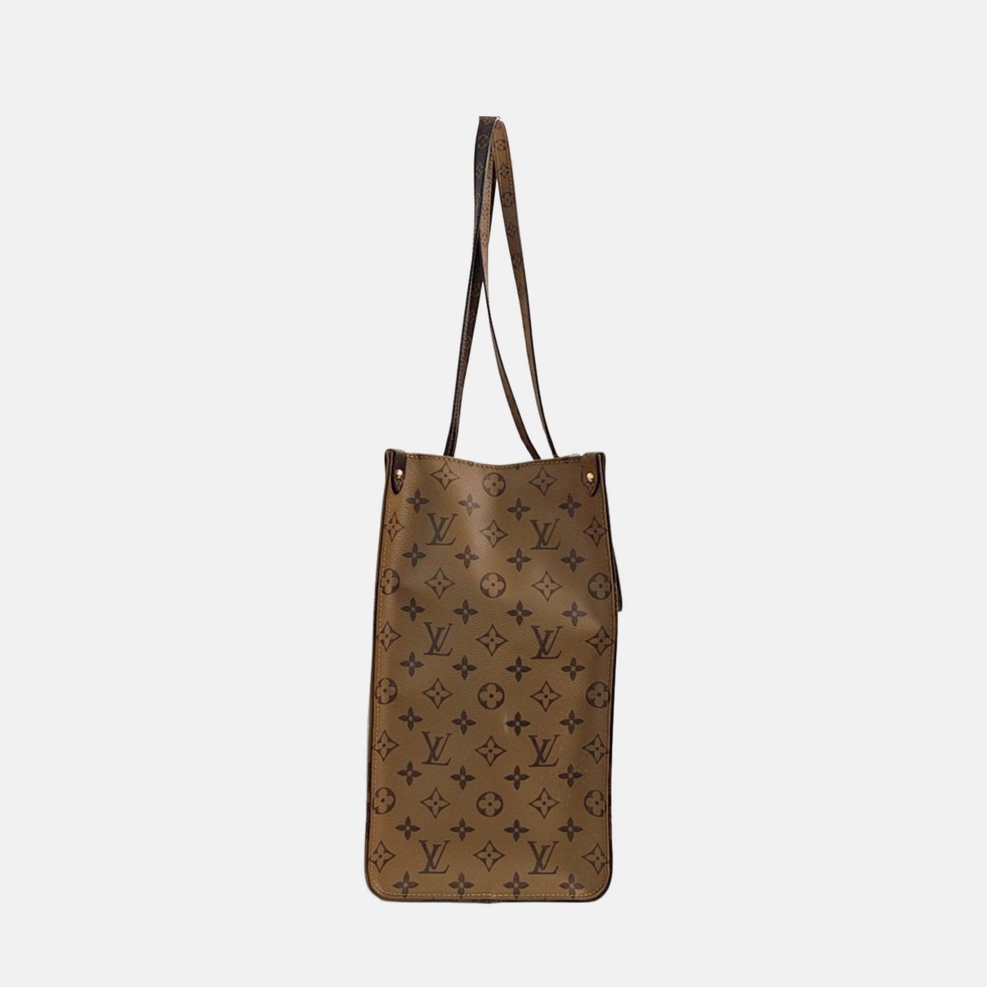 ONTHEGO GM Monogram Coated Canvas Brown
