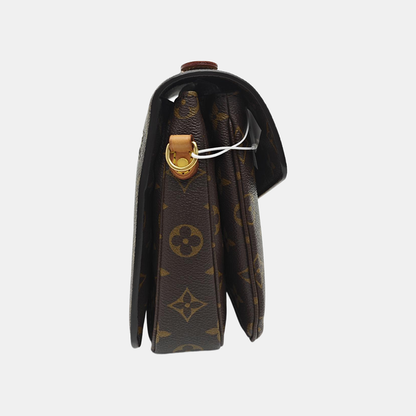 MÉTIS MM Monogram Coated Canvas Brown