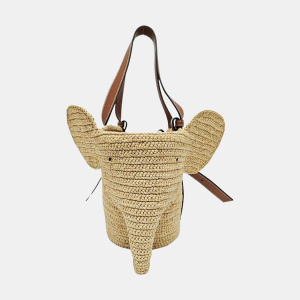 Basket Small Straw Beige