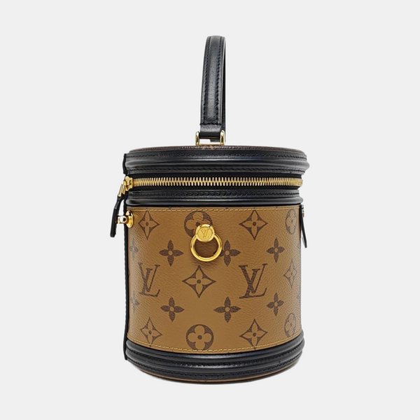 CANNES PM Monogram Coated Canvas Brown