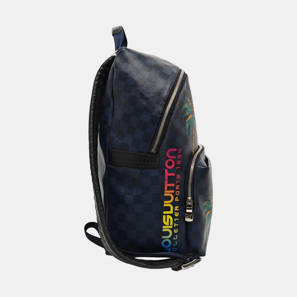 APOLLO Damier Coated Canvas Blue