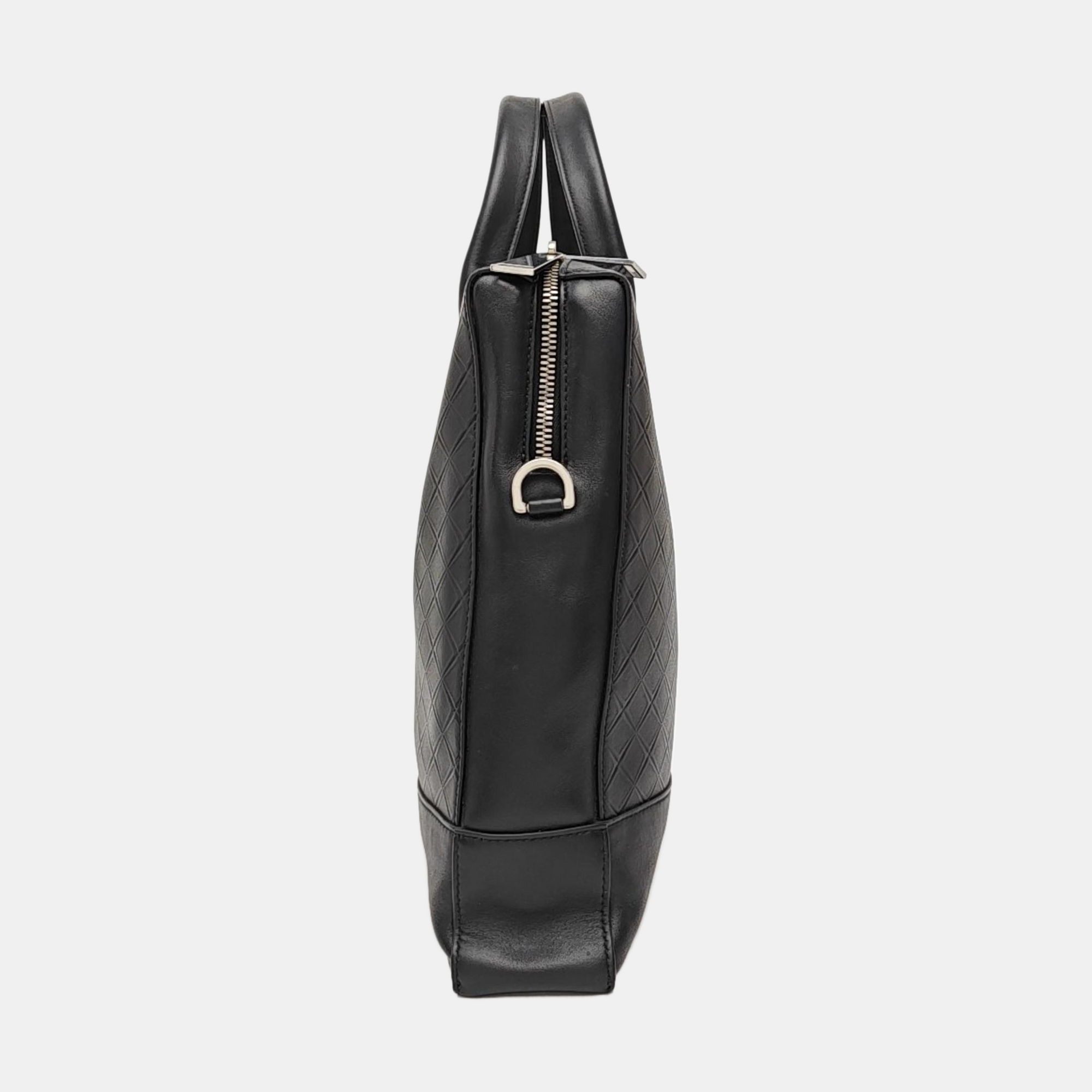 Calfskin Shoulder Bag Black